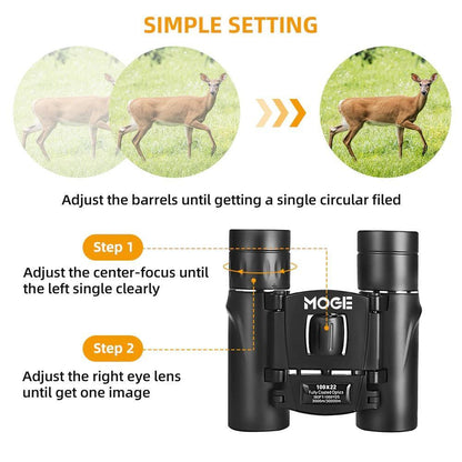 Professional HD 100X22 Zoom Binoculars