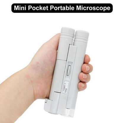 Handheld Microscope 40X 80X 100X Mini Pocket Portable Microscope