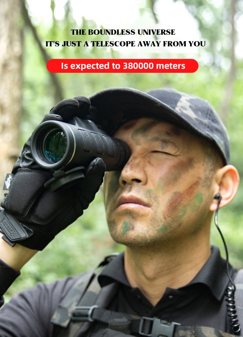 Professional 4k 40X60 High Power Zoom HD Monocular Nanotechnology Telescope