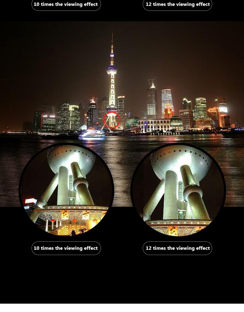 Professional 4k 40X60 High Power Zoom HD Monocular Nanotechnology Telescope