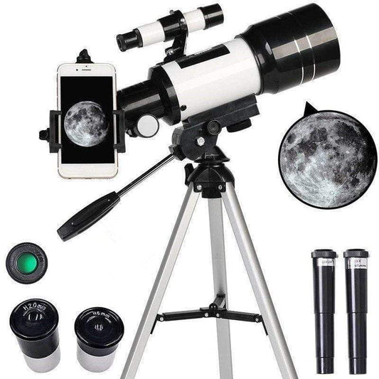 aProfessional HD 150X Space Astronomical Telescope with Tripod - The Gadgets Emporium