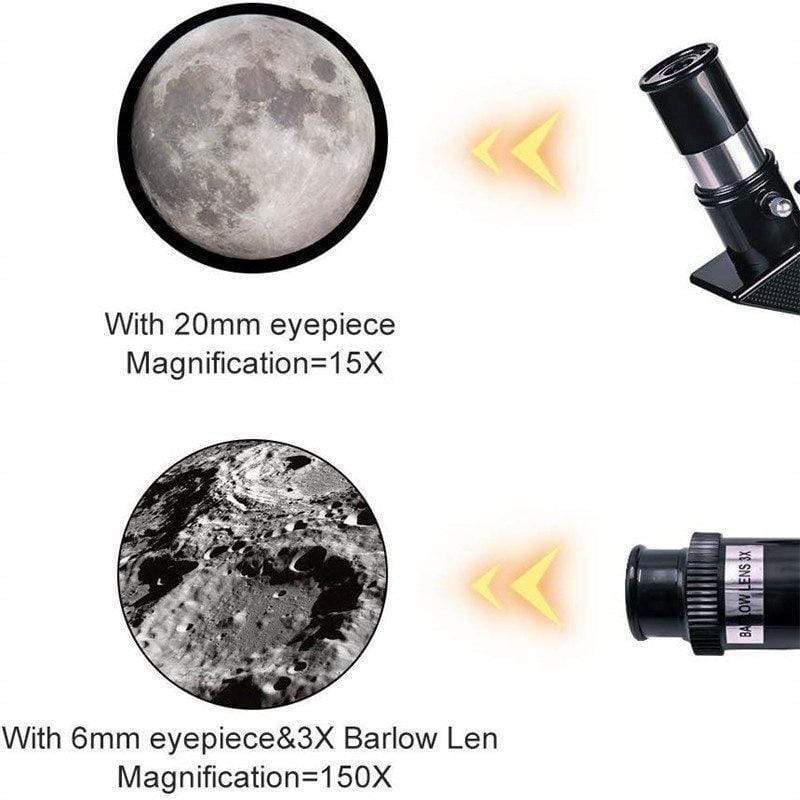 aProfessional HD 150X Space Astronomical Telescope with Tripod - The Gadgets Emporium